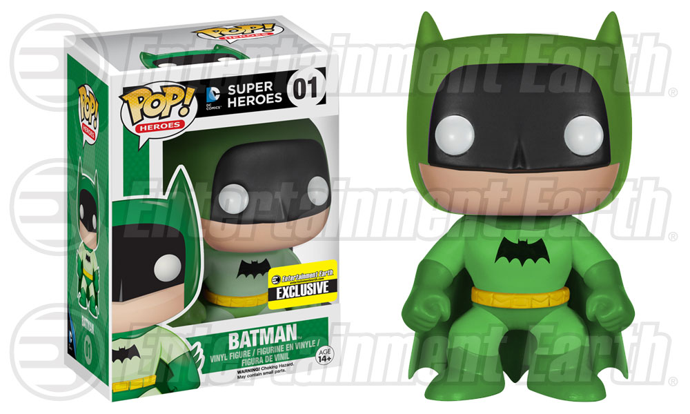 Green Batman Pop! Vinyl Figure - Entertainment Earth Exclusive