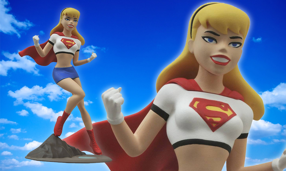 Supergirl animated series statue