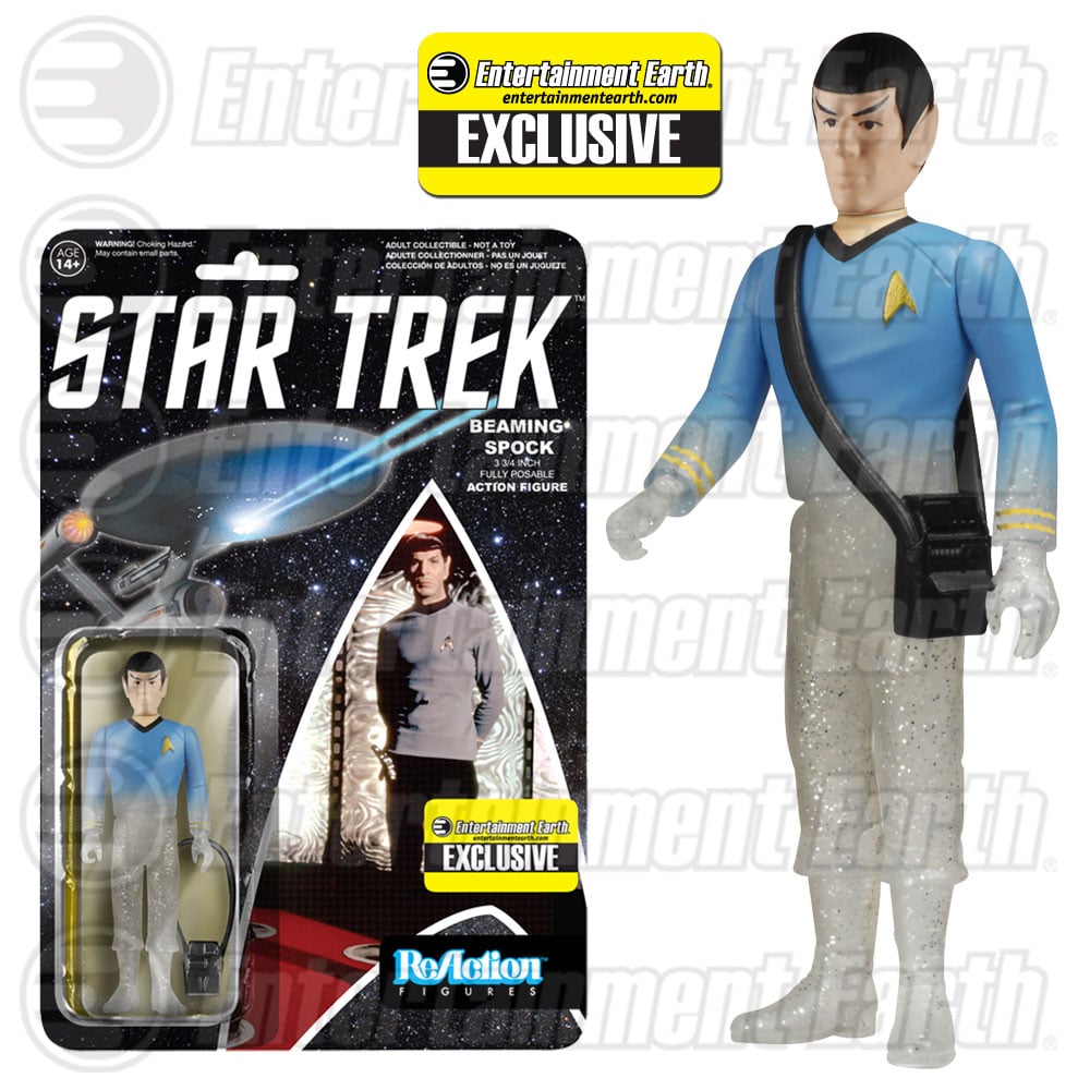 Spock Beaming ReAction Figure Exclusive