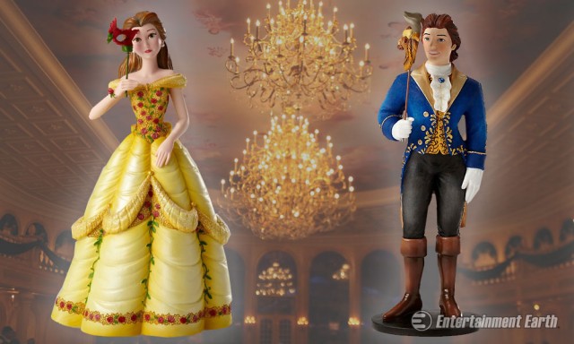Beauty and the Beast Masquerade Statues