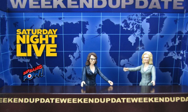 Amy Poehler and Tina Fey Weekend Update Action Figures