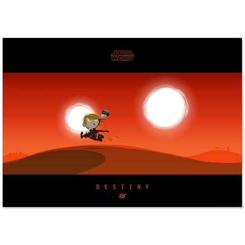 Star Wars Little Vader's Destiny Paper Giclee Print