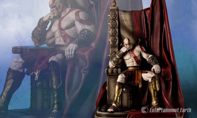 God of War Kratos Throne Statue