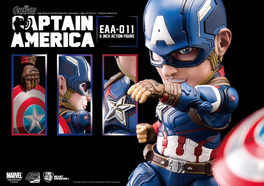 Avengers: Age of Ultron Captain America Egg Attack Action Figure