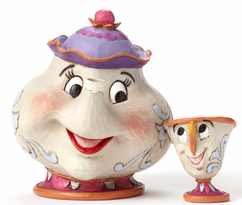 Mrs Potts and Chip Statue