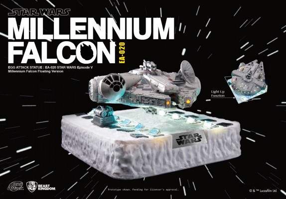 Floating Millennium Falcon Vehicle