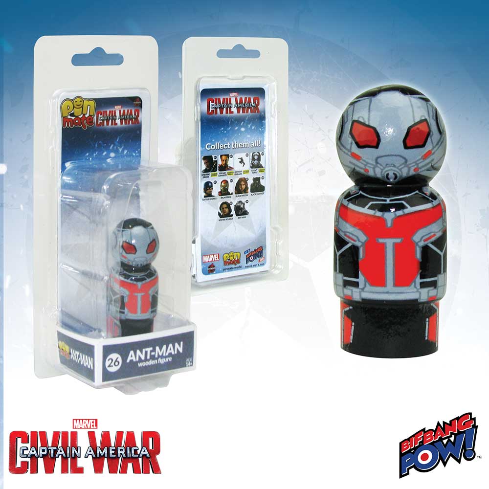 Marvel Ant Man Pin Mate Wooden Figure