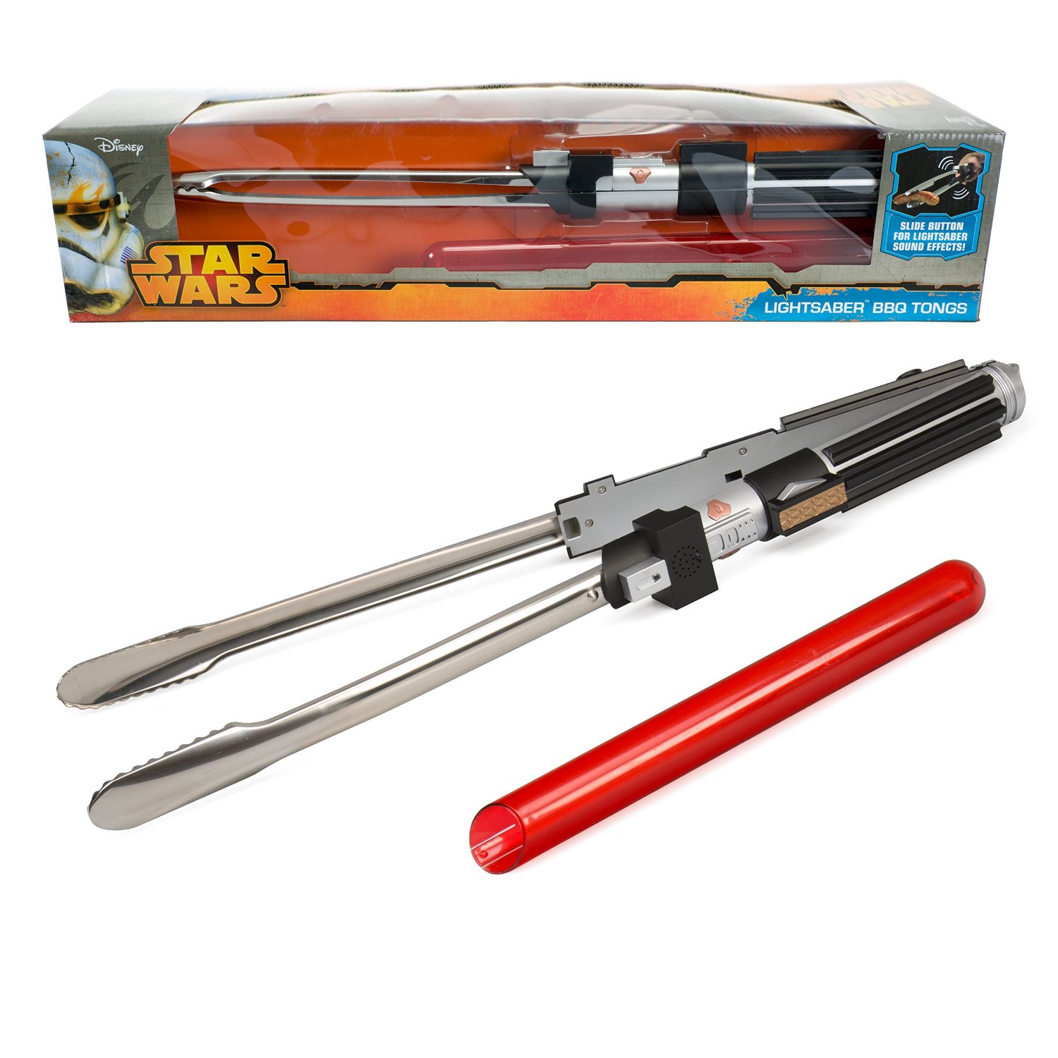 Star Wars Darth Vader with Red LED BBQ Tongs