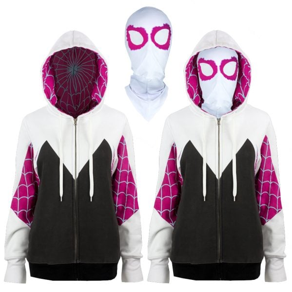  Marvel Spider-Gwen Women's Hoodie with Mask - Previews Exclusive