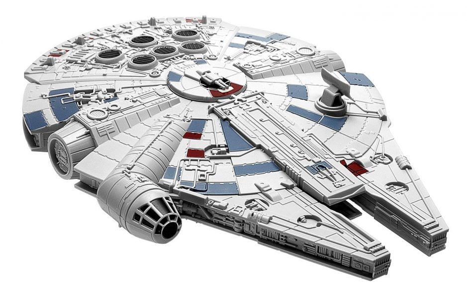 Star Wars: The Force Awakens Millennium Falcon Snaptite Electronic Model Kit