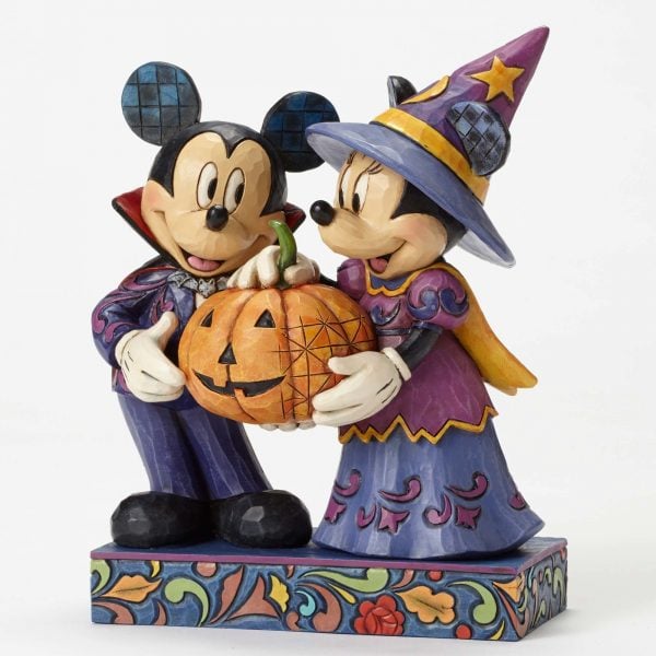 Mickey and Minnie Halloween Hosts Statue