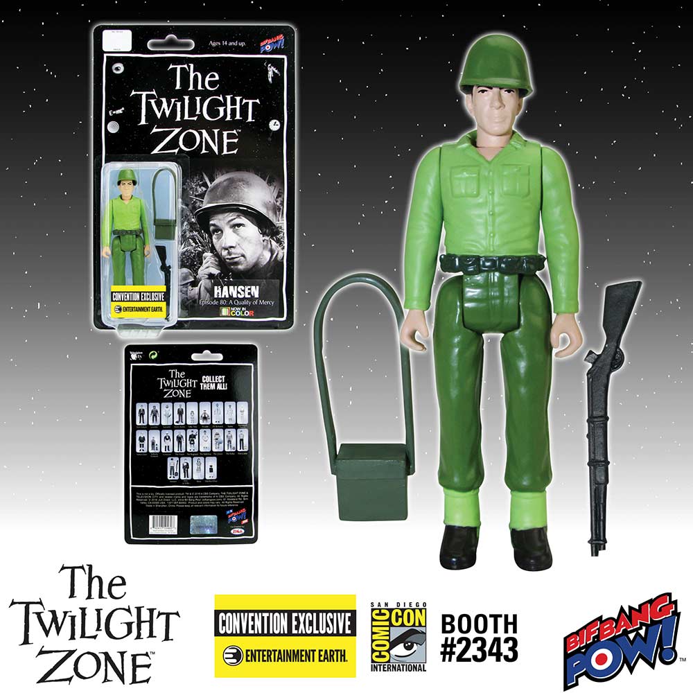 The Twilight Zone Hansen 3 3/4-Inch Action Figure In Color - Convention Exclusive