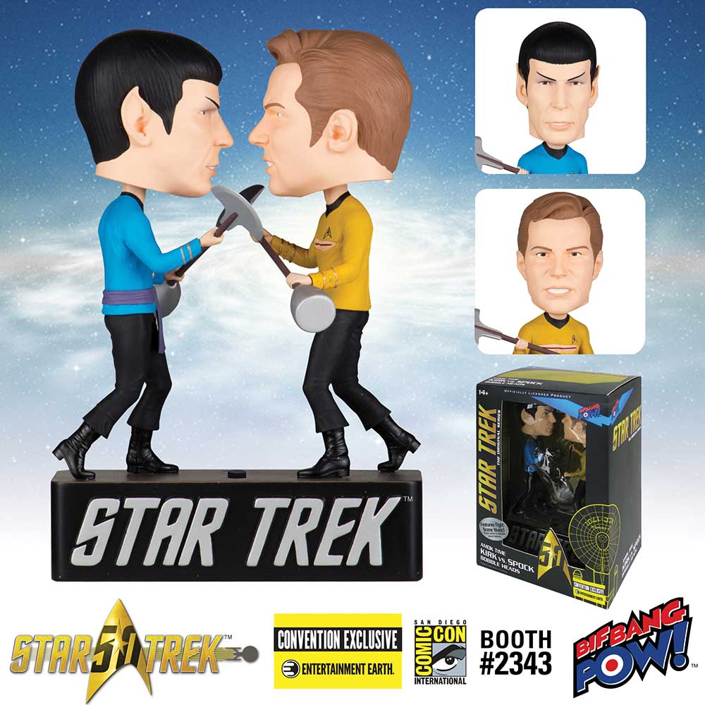 Star Trek: The Original Series Amok Time Kirk vs. Spock Bobble Heads - Convention Exclusive