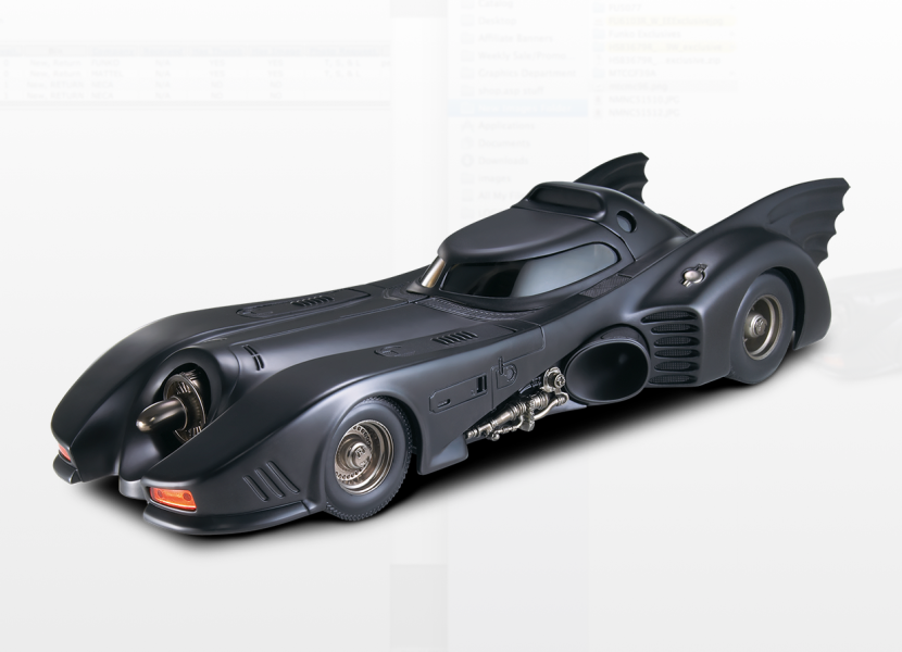  Batman Returns Batmobile 1:18 Scale Hot Wheels Heritage Die-Cast Vehicle