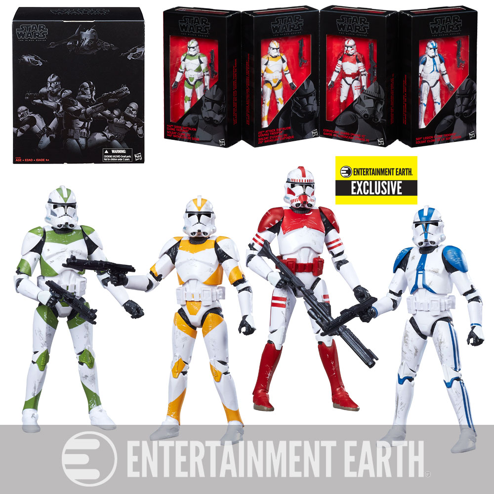 Star Wars Black Series 6-Inch Clone Troopers - EE Exclusive