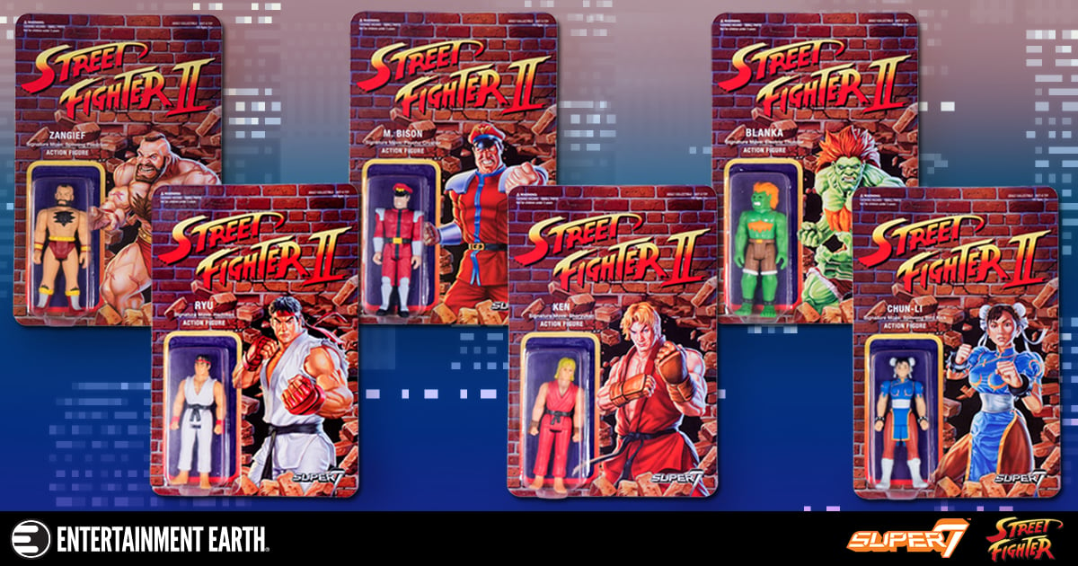 Super 7 Street Fighter II Retro Action Figures