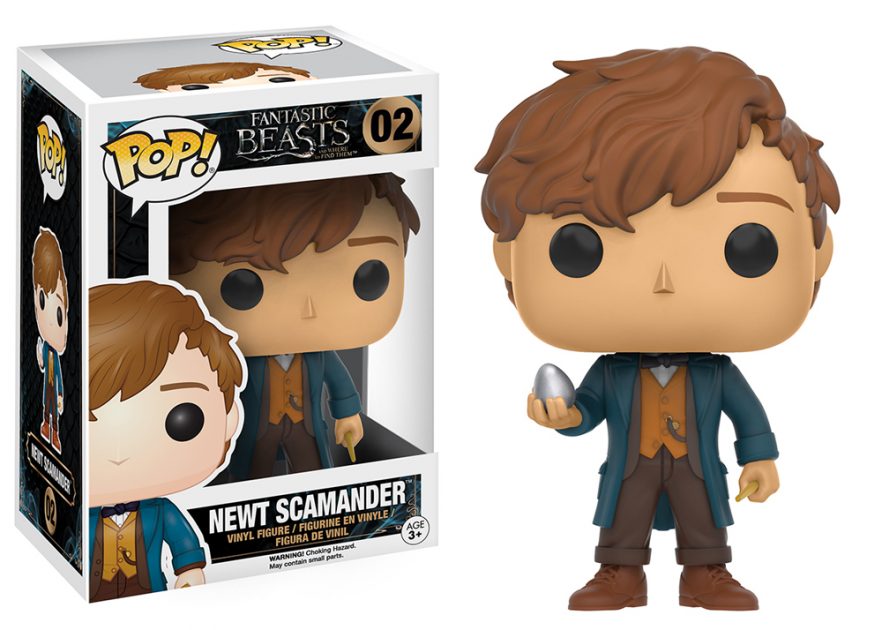 Fantastic Beasts and Where to Find Them Newt Scamander with Egg Pop! Vinyl Figure