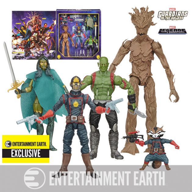Guardians of the Galaxy Comic Edition Marvel Legends Action Figure Set - Entertainment Earth Exclusive