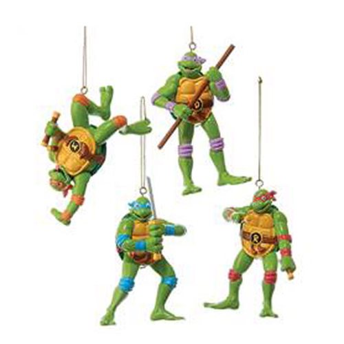 Teenage Mutant Ninja Turtles Retro Ornament Set