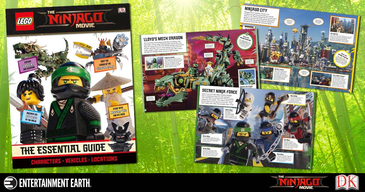 The LEGO Ninjago Movie The Essential Guide Hardcover Book