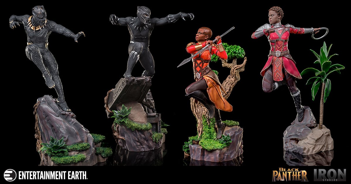 Black Panther Battle Diorama Series 1:10 Scale Statue