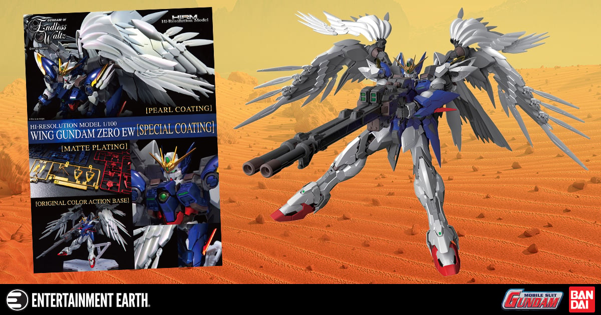 Gundam Wing: Endless Waltz Wing Gundam Zero Plated Coating Hi-Resolution 1:100 Scale Model Kit