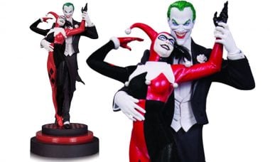 12 Inch Dastardly Duo Joker and Harley Quinn Statue