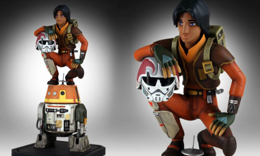Join the Rebels with the Ezra and Chopper Maquette Statue