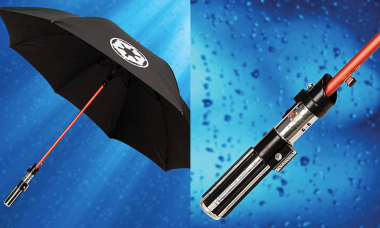 Did You Know Your Lightsaber Can Protect You from the Rain?
