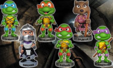 These Bobble Heads Are Green Cowabunga Dudes