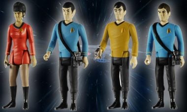 These Are the ReAction Figures of the Starship Enterprise