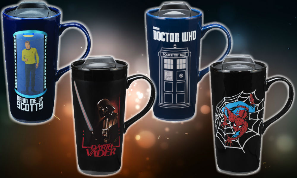 Heat Change Travel Mugs Are Perfect for a Geek Road Trip