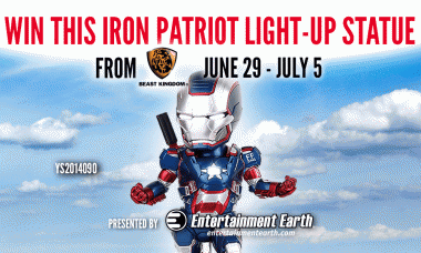 Entertainment Earth Giveaway: Iron Patriot Light-Up Statue
