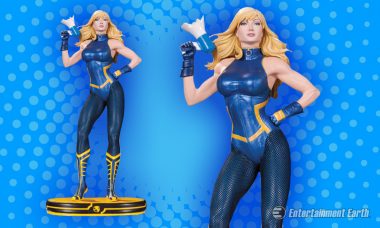 Black Canary’s Shouting from the Rooftops as New Cover Girls Statue