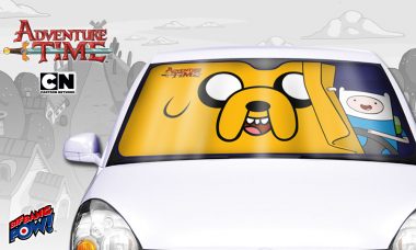 Move Aside Jake… Finn’s Behind the Wheel of This New Adventure Time Sunshade
