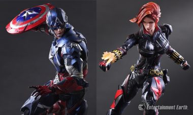 Captain America and Black Widow Are Ready for Their Next Play Arts Kai Mission