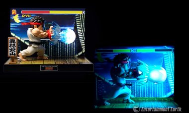 Celebrate Ryu’s Hadouken Skills with Light-Up Street Fighter Figure and Diorama