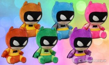 He Is the Night, and Now He Is the Rainbow as Batman Mopeez Plush