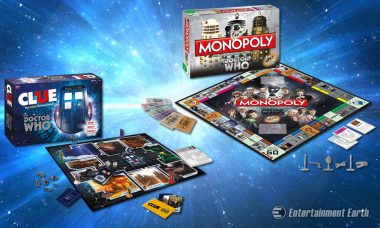 It’s Game Night in the TARDIS with Doctor Who Monopoly and Clue