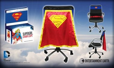 DC Comics SUPERGIRL™ Chair Cape™ by Entertainment Earth Is Here to Save the Day