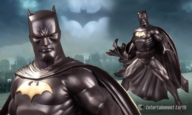 The Dark Knight Strikes Again as Museum Quality Brass Statue