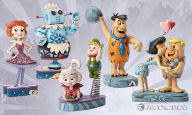 The Flintstones and The Jetsons Turned Folk Art in Jim Shores Hanna Barbera Statues