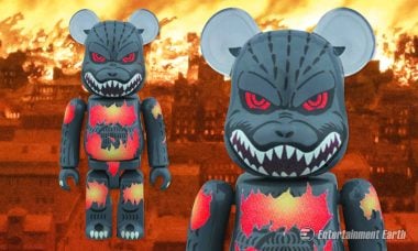 The New Godzilla Desgodzi Bearbrick Figure Is Literally On Fire