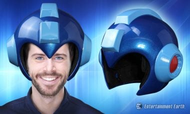 Become a Super Fighting Robot with This Wearable Mega Man Helmet Prop Replica