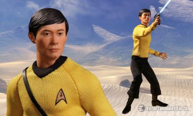 Chief Helmsman of the USS Enterprise Arrives as Collective Action Figure