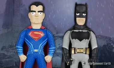 Batman and Superman Face Off in Dawn of Justice Vinyl Idolz Line