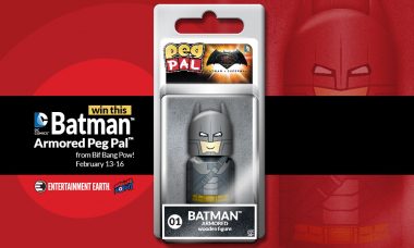 Toy Fair New York Giveaway: Bif Bang Pow! Armored Batman Peg Pal™
