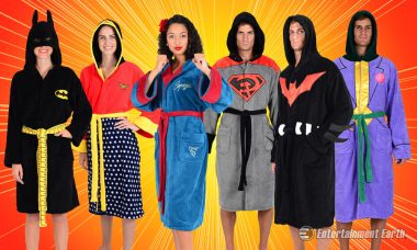 Be Cuddly and Super When You Wear DC Comics Fleece Bathrobes