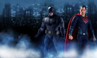 Batman and Superman Face Off in One:12 Collective Line from Mezco