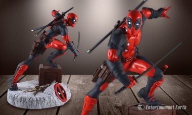 Never Miss a Chimichanga Run with The Deadpool Finders Keyper Statue